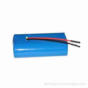 7.4V Rechargeable Li-ion Battery for Telecommunications, 2600mAh Capacity